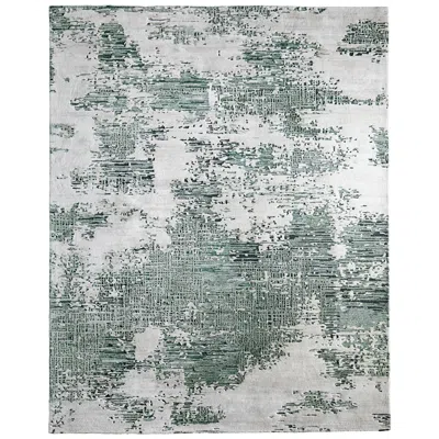 Feizy Zarah Abstract Hand Tufted Green Area Rug 8917f 8' X 10'