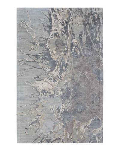 Feizy Zarah Zrh8918f Area Rug, 8' X 10' In Blue/charoal