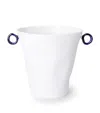 Feldspar Cobalt Champagne Bucket In White