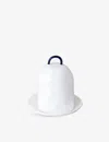Feldspar Cobalt Cobalt Hand-painted Bone-china Cloche 13cm X 13cm In Cobalt
