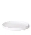 Feldspar Fine Bone China Cobalt Round Tray In White