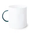 Feldspar Forest Green Tea Mug In White