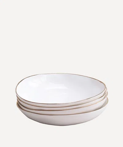 Feldspar Gold Pasta Bowl Set Of 4