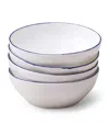Feldspar Set Of 4 Cobalt Ice Cream Bowls In Blue