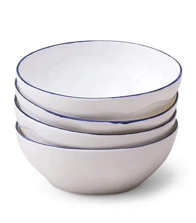 Feldspar Set Of 4 Cobalt Ice Cream Bowls In Blue