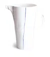 Feldspar Stripe Water Jug In White