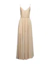 Feleppa Long Dresses In Beige