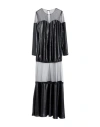 Feleppa Woman Maxi Dress Black Size 8 Polyester, Elastane