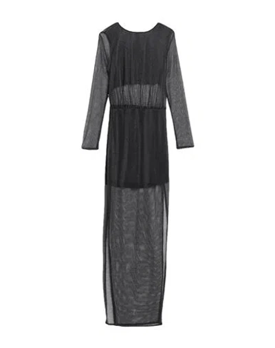 Feleppa Woman Maxi Dress Black Size 8 Viscose, Elastane, Polyester