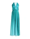 Feleppa Woman Long Dress Emerald Green Size 10 Polyester In Green