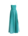 Feleppa Woman Maxi Dress Emerald Green Size 8 Polyester, Elastane In Green