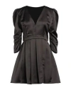 Feleppa Woman Mini Dress Black Size 12 Polyester, Elastane In Black