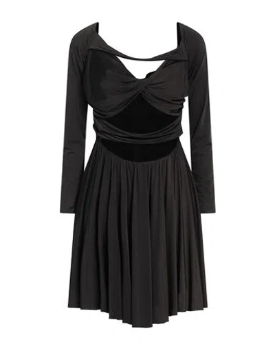 Feleppa Woman Mini Dress Black Size 6 Polyester, Elastane