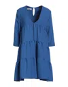 Feleppa Short Dresses In Blue