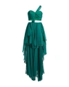 Feleppa Woman Mini Dress Emerald Green Size 4 Polyester