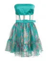 Feleppa Short Dresses In Green