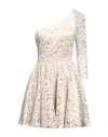 Feleppa Woman Mini Dress Ivory Size 8 Polyester In White
