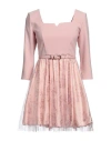 Feleppa Woman Short Dress Pink Size 4 Polyamide In Pink