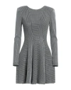 Feleppa Woman Mini Dress Silver Size 10 Polyamide, Textile Fibers, Elastane In Silver