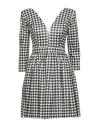 Feleppa Woman Short Dress White Size 10 Synthetic Fibers In White
