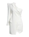 Feleppa Woman Mini Dress White Size 6 Polyester, Elastane
