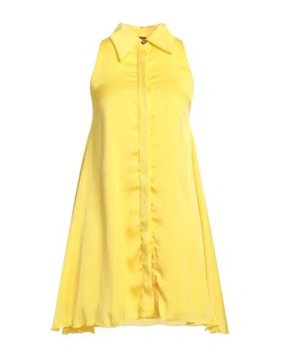 FELEPPA FELEPPA WOMAN MINI DRESS YELLOW SIZE 8 POLYESTER