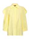 Feleppa Woman Shirt Yellow Size 6 Cotton