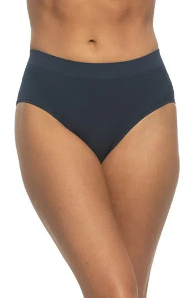 Felina 3-pack Seamless Briefs In Cloud Gray/rose Smoke/black