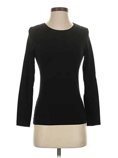 Pre-owned Felina 3/4 Sleeve T-shirt In Black