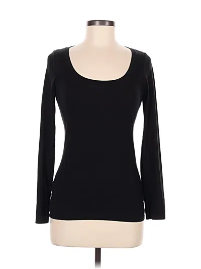 Pre-owned Felina 3/4 Sleeve T-shirt In Black