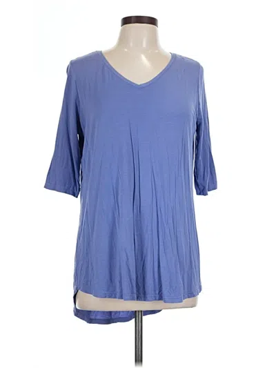 Pre-owned Felina 3/4 Sleeve T-shirt In Blue