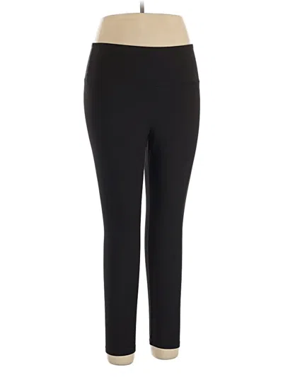 Pre-owned Felina Active Pants In Black
