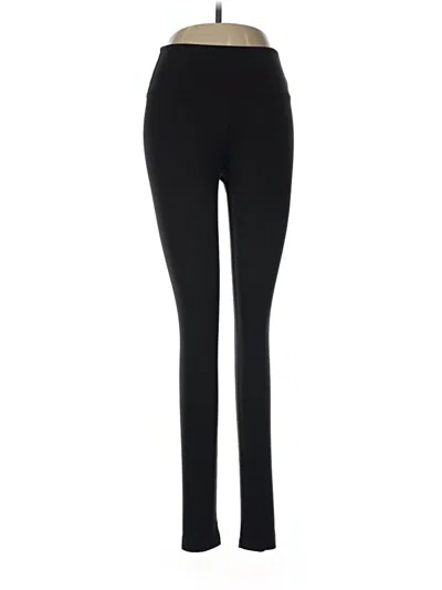 Pre-owned Felina Active Pants In Black