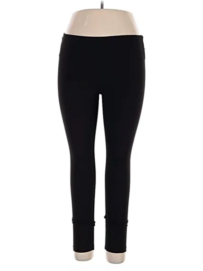 Pre-owned Felina Active Pants In Black