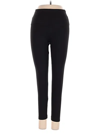 Pre-owned Felina Active Pants In Black