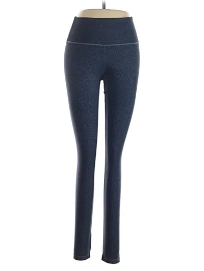 Pre-owned Felina Active Pants In Blue