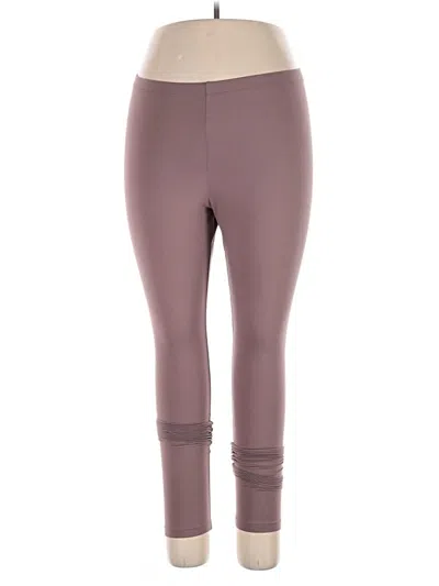 Pre-owned Felina Active Pants In Purple