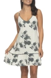 Felina Women's Allie Ruffle V-neck Chemise In Shadow Floral