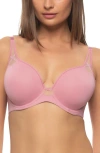 Felina Amaranth T-shirt Bra In Foxglove