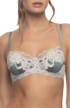 Felina Amelie Underwire Balconette Bra In Multi