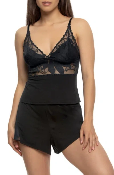 Felina Annalisa Short Pajamas In Black