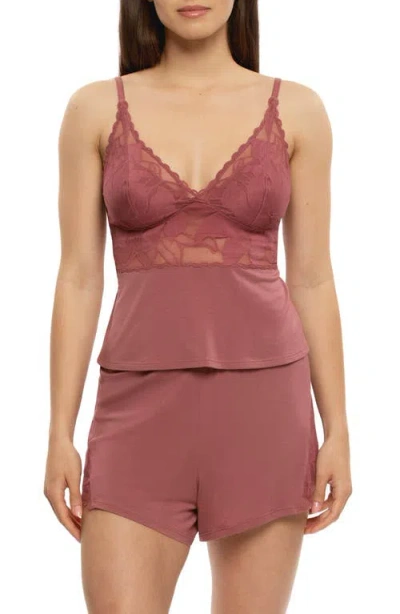 Felina Annalisa Short Pajamas In Pink