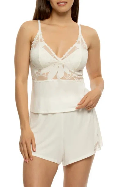 Felina Annalisa Short Pajamas In White