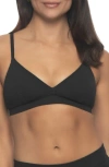 Felina Assorted 2-pack Stretch Cotton Bralettes In Lynx