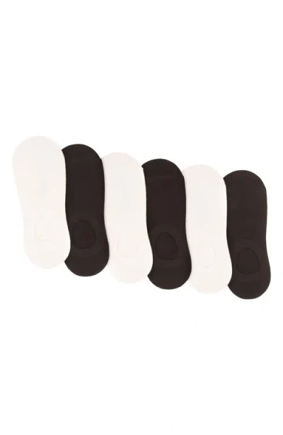 Felina Assorted 6-pack Super No-show Socks In Multi