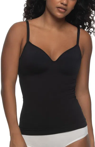 Felina Built-in Bra Camisole In Black