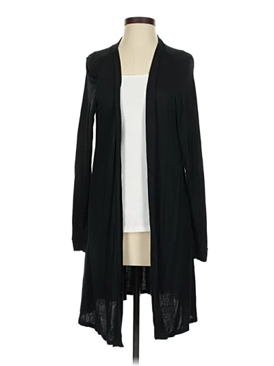 Pre-owned Felina Cardigan Sweater In Black