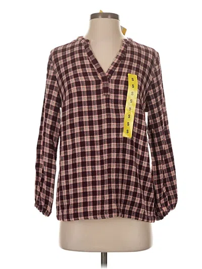 Pre-owned Felina Cardigan Sweater In Brown