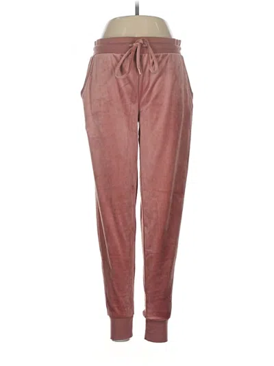 Pre-owned Felina Casual Pants In Burgundy