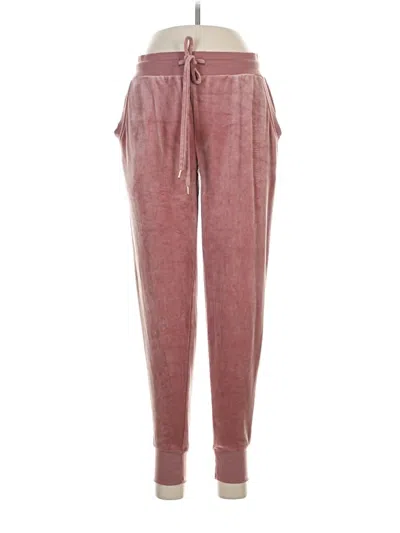Pre-owned Felina Casual Pants In Burgundy